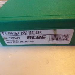 JEU D'OUTILS RCBS CALIBRE 7X57 MAUSER