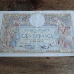 billet 100 francs luc olivier merson  8.12.1938