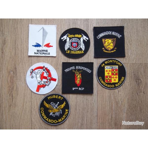 lot �cussons patchs insignes militaire collection