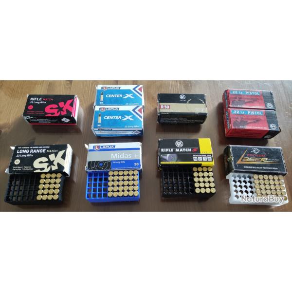 Vds lot diverses 22LR