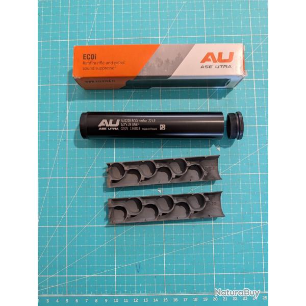 Mod�rateur de son ASE UTRA ECOi .22lr 1/2x28 UNEF