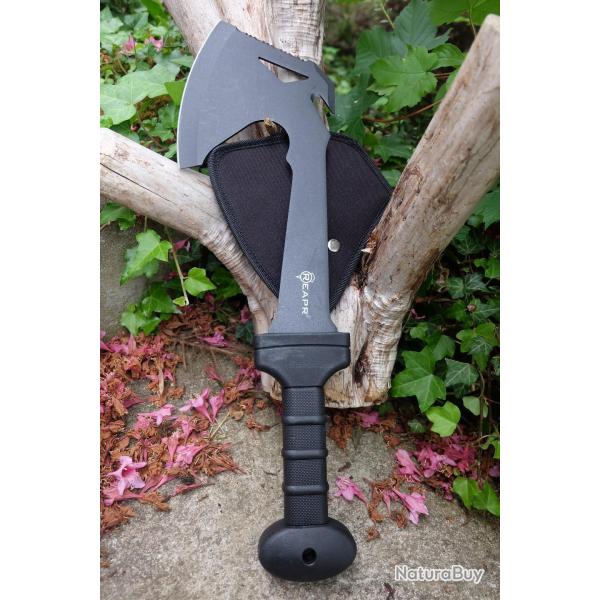 Hache Reapr Meridius Battle Axe Lame Acier 420 Manche Nylon Etui Nylon Tactical Survivaliste 001