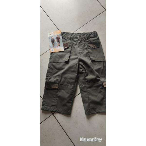 Bermuda kaki enfant 10 ans