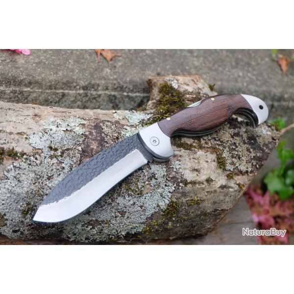 Couteau Lame Acier Carbone 1055 Manche Bois Fabr Artisanat Lockback Made Afghanistan