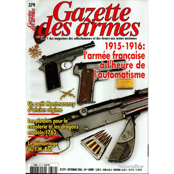 gazette des armes 379 fm bar part 4 d�montage, pistolets signaleurs tch�ques, pistolet 1763 dragons