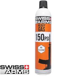 Bouteille de gaz Swiss Arms M4 Heavy 150 PSI - 700 ml pour r&eacute;plique GBBR