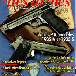 gazette des armes 377, pa 35 et 35s, r&eacute;volver deprez, fm bar part 2, fusil infanterie 1777 corrig&eacute; a
