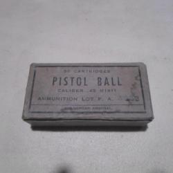 BOITE VIDE POUR CARTOUCHES COLT 45