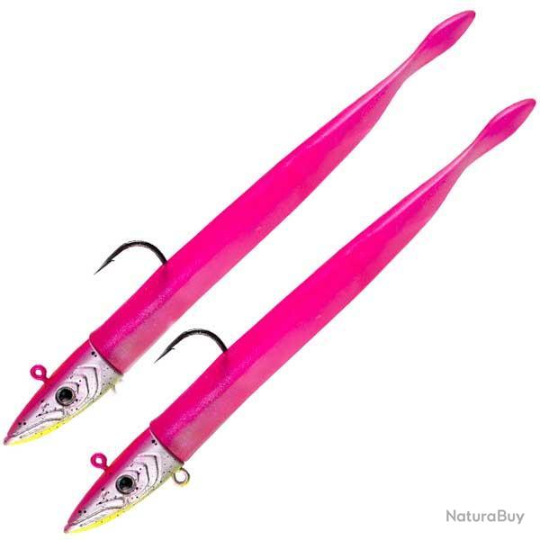 Fishus Espetit Sandeel 120 Clear Pink - Par 2