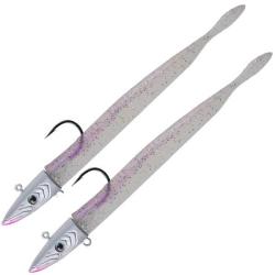 Fishus Espetit Sandeel 140 Uv White - Par 2