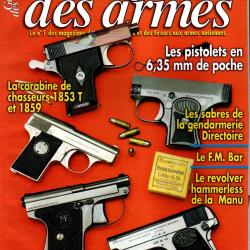 gazette des armes 376 pistolets 6,35 poche, fm bar part 1, revolver hammerless saint-&eacute;tienne, index