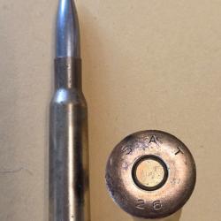 cartouche de  3 lignes 7,62 x 53 R Finlandaise pour tir de pr&eacute;cision SAT