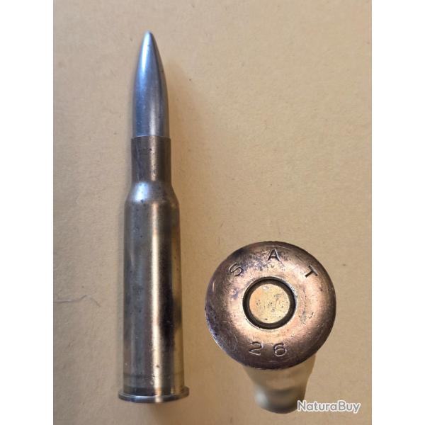 cartouche de  3 lignes 7,62 x 53 R Finlandaise pour tir de pr�cision SAT