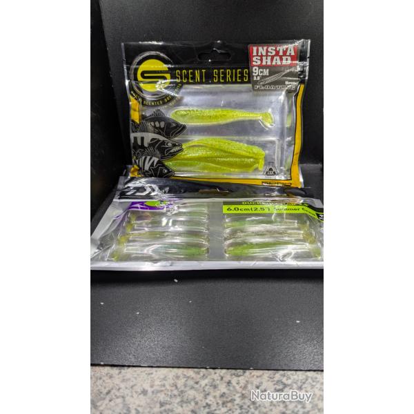 Lot 499 / LEURRES SPRO INSTA SHAD + DAIWA PROREX....