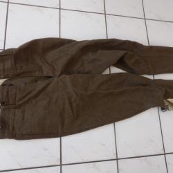 pantalon troupe tampon1940 seconde guerre  ww2 Fran&ccedil;ais France FR