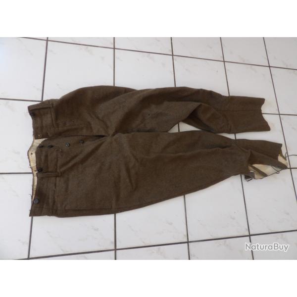 pantalon troupe tampon1940 seconde guerre  ww2 Fran�ais France FR