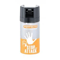BOMBE STOP ATTACK A&eacute;rosol Perfecta stop attack gaz Poivre 40 ml