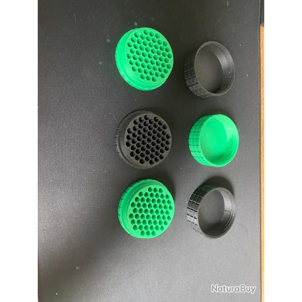 Bo�tes � munitions robustes et pratiques 22lr x3 vert