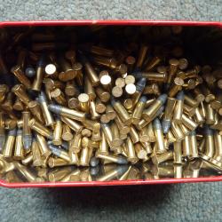Balles 22 LR en vrac.