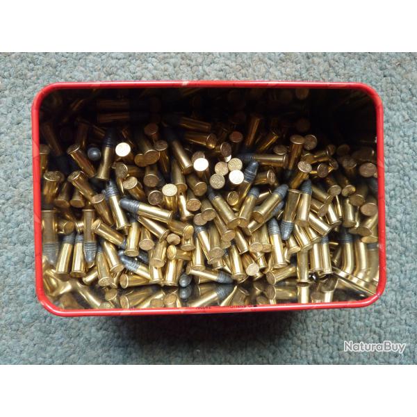 Balles 22 LR en vrac.
