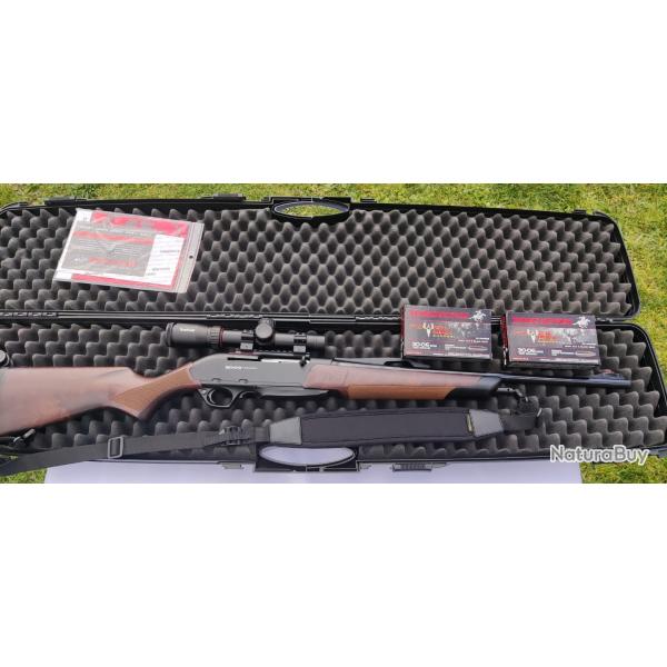 Vds Winchester SXR Vulcan en 30.06 avec lunette Bushnell Nitro le tout comme neuf