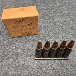 lame de 5 munitions 7,92 x 33 1944 neutralis&eacute; SK ST 3