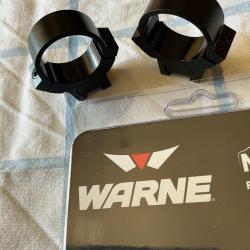 Colliers WARNE Acier Rail: 11 mm Diam&egrave;tre: 25,4 mm Hauteur: M&eacute;dium