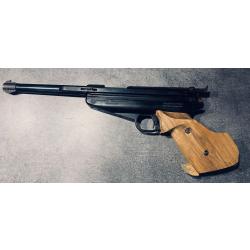 SUPERBE PISTOLET FEINWERKBAU AIR COMPRIME model 65 DROITIER CAL 4.5