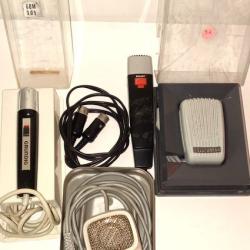 lot d'ancien micro Grundig, Telefunken, Philips