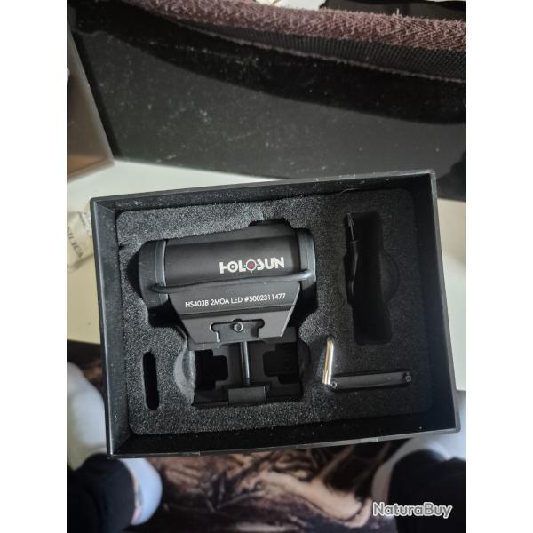 Point rouge holosun HS403B (2MOA)
