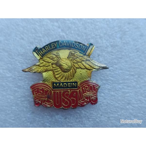 PINS  HARLEY DAVIDSON MADE IN USA EST 1903