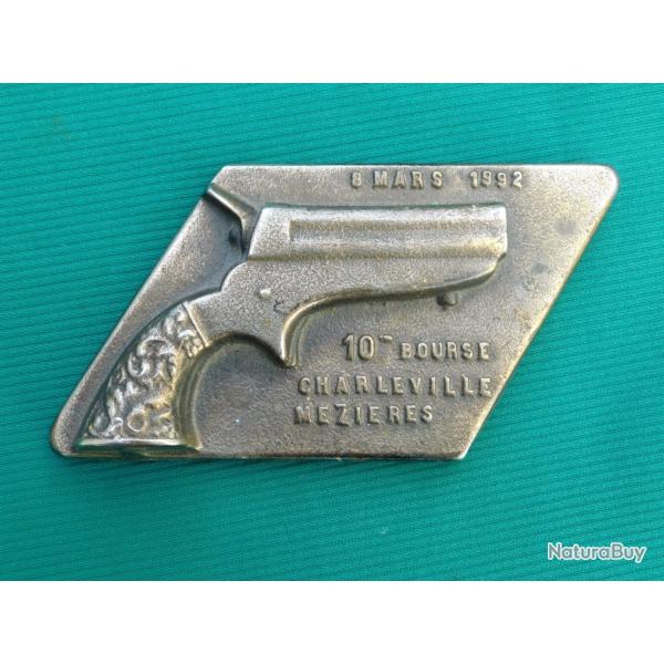plaque comm�morative de la 10�me bourse de  CHARLEVILLE MEZIERES