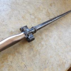 baionnette "rosalie" laiton quillon coup&eacute; ww1 premi&egrave;re ww2 seconde guerre Lebel matricule identique