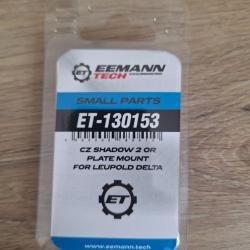 Eemann tech Plaque optic CZ Shadow 2/compact OR Leupold Delta