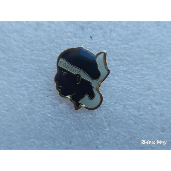 PINS REGIONALE EMBLEME DE LA CORSE TETE MAURE CORSICA