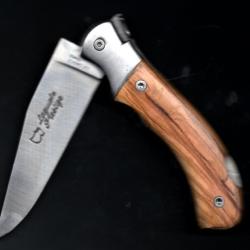 un ROUERGUE Chasse OLIVIER  grav&eacute; Pr&eacute;nom GRATUIT couteau Fabriqu&eacute; en FRANCE