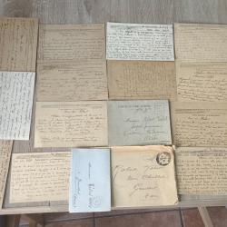 Exceptionnel Lot 14-18 - Archives Sergent-Major Valat (Tarn) - 16 pi&egrave;ces - Administration & Industri