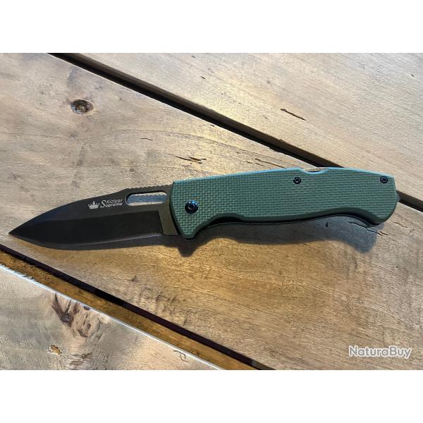 Couteau Kizlyar Supreme Ute G10 vert NOS