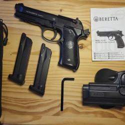 Pack Pistolet Beretta M92 A1 CO2 cal. 4.5mm 1.6j BB Semi auto
