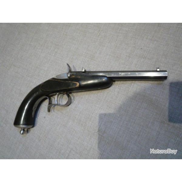 pistolet de salon,tir ancien 6mm flobert