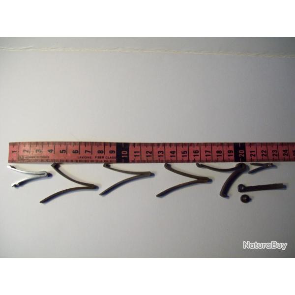 lot de 5 ressorts pour armes a identifier