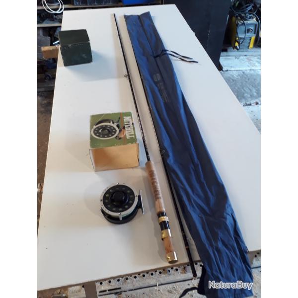 canne et moulinet Mitchell truite mouche