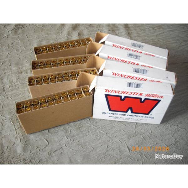 80 Douilles 6 mm Remington