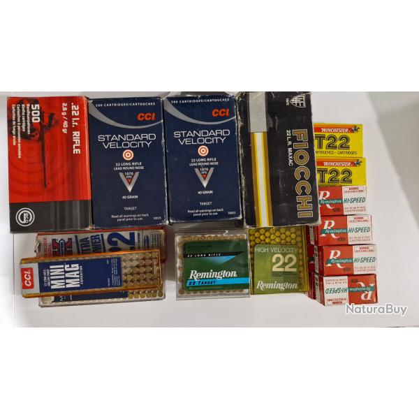 Lot de 3000 cartouches 22LR