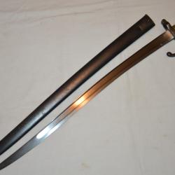 SABRE BAIONNETTE CHASSEPOT MOD. 1866-MANUFACTURE DE St ETIENNE AO&Ucirc;T1874-ARTILLERIE-GENDARMERIE GRAS