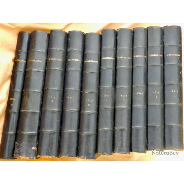 Ensemble de la revue illustr�e L'Illustration, p�riode compl�te 1e GM