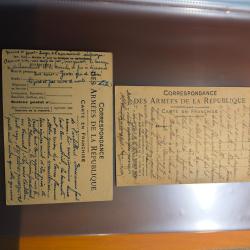 [RARE] Lot 2 Cartes 14-18 - 78e RI Front Italie - R&eacute;cit Lance-flammes & 400 Prisonniers