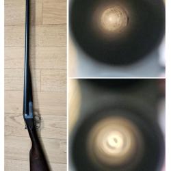 Fusil juxtapos&eacute; Anglais T Page Wood en calibre 12/70 mm