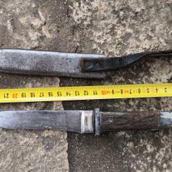 Poignard des jeunesses allemande WW2 modification de prise par v&eacute;t&eacute;ran fran&ccedil;ais, plaquettes bois