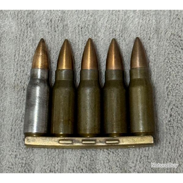Lame Chargeur De 5 Munitions Calibre 7,92X33 kurz Pour Stg 44 D'�poque Allemagne WW2